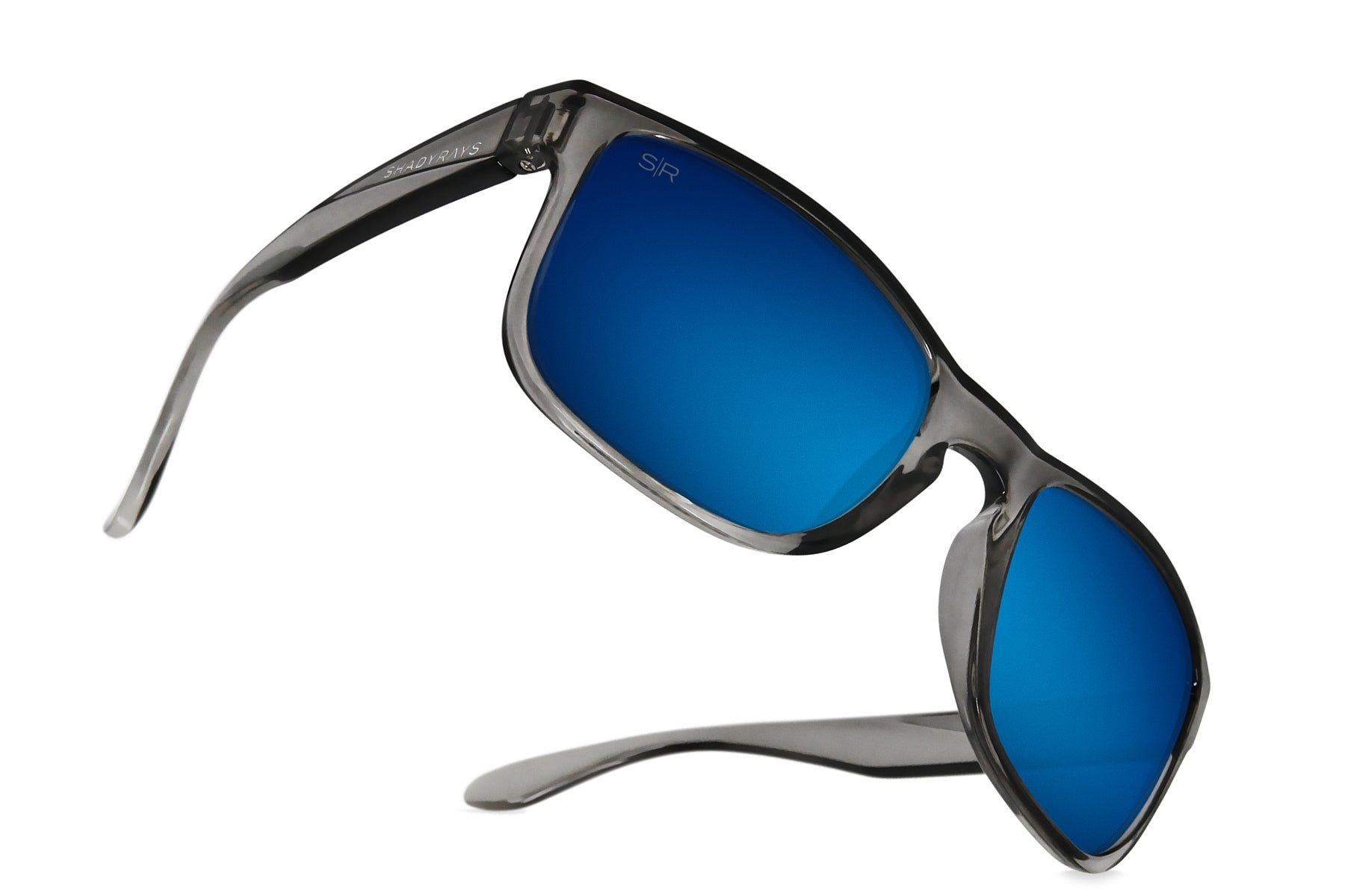 Titan Polarized Sunglasses - Navy Smoke Lens