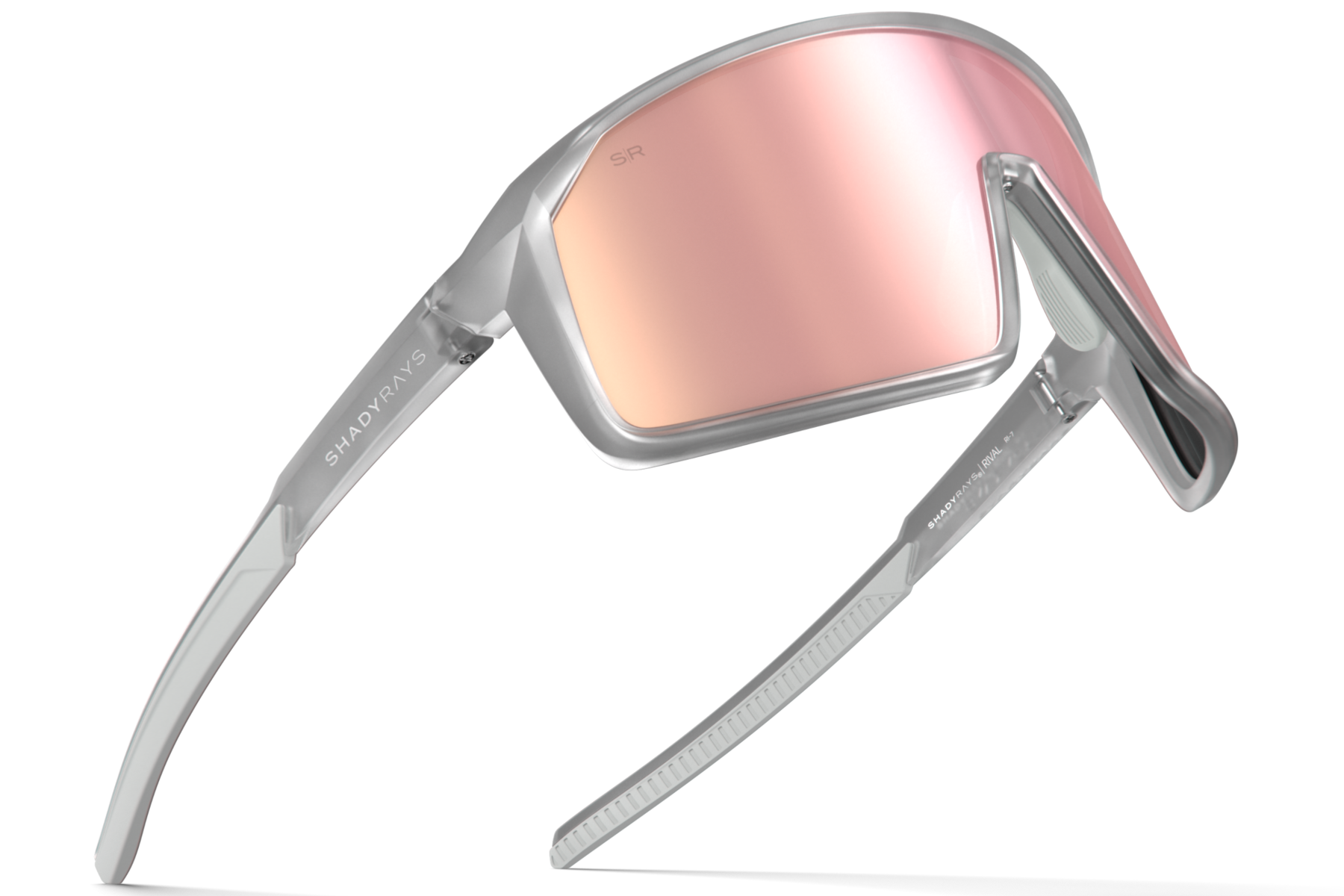 Rival Champagne Polarized Crystal Smoke Glasses