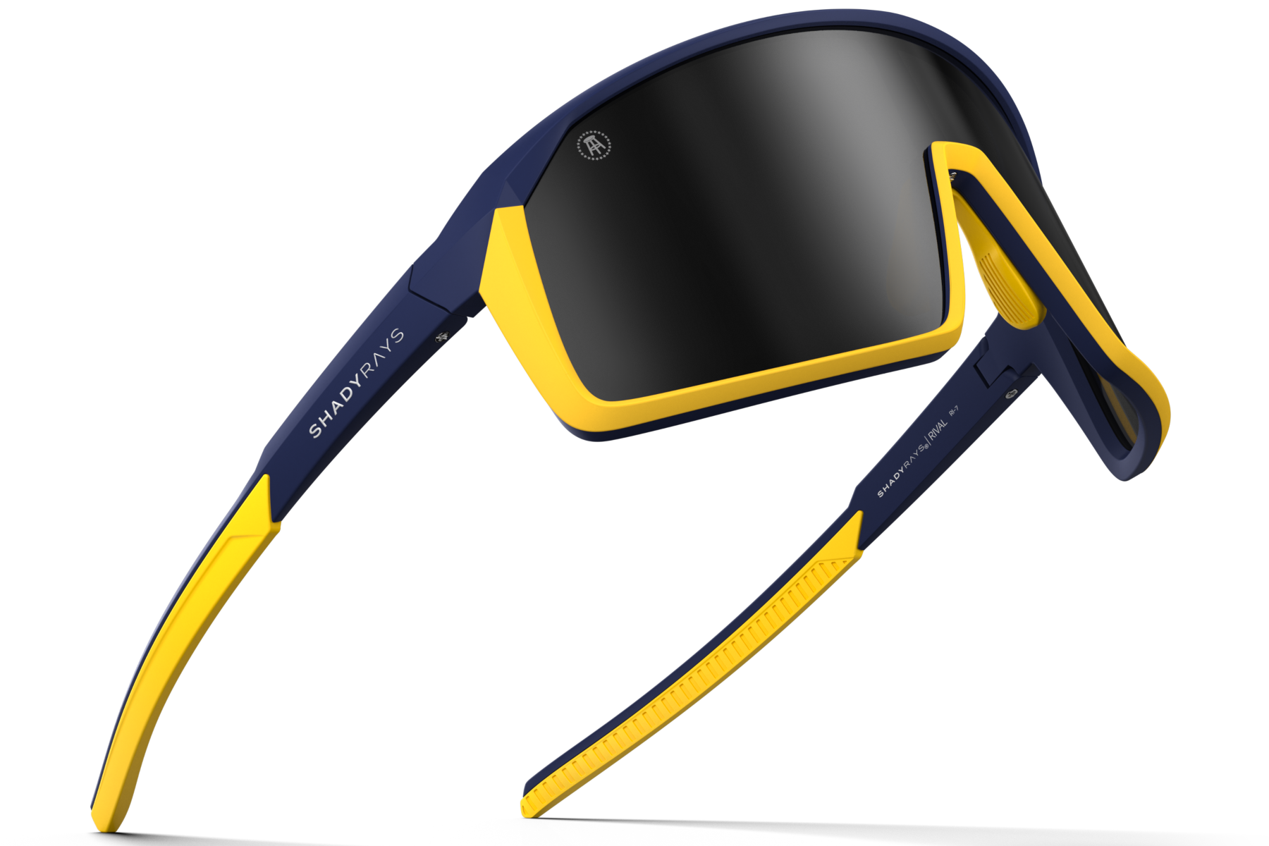 Rival Polarized Sports Sunglasses - Blue & Yellow
