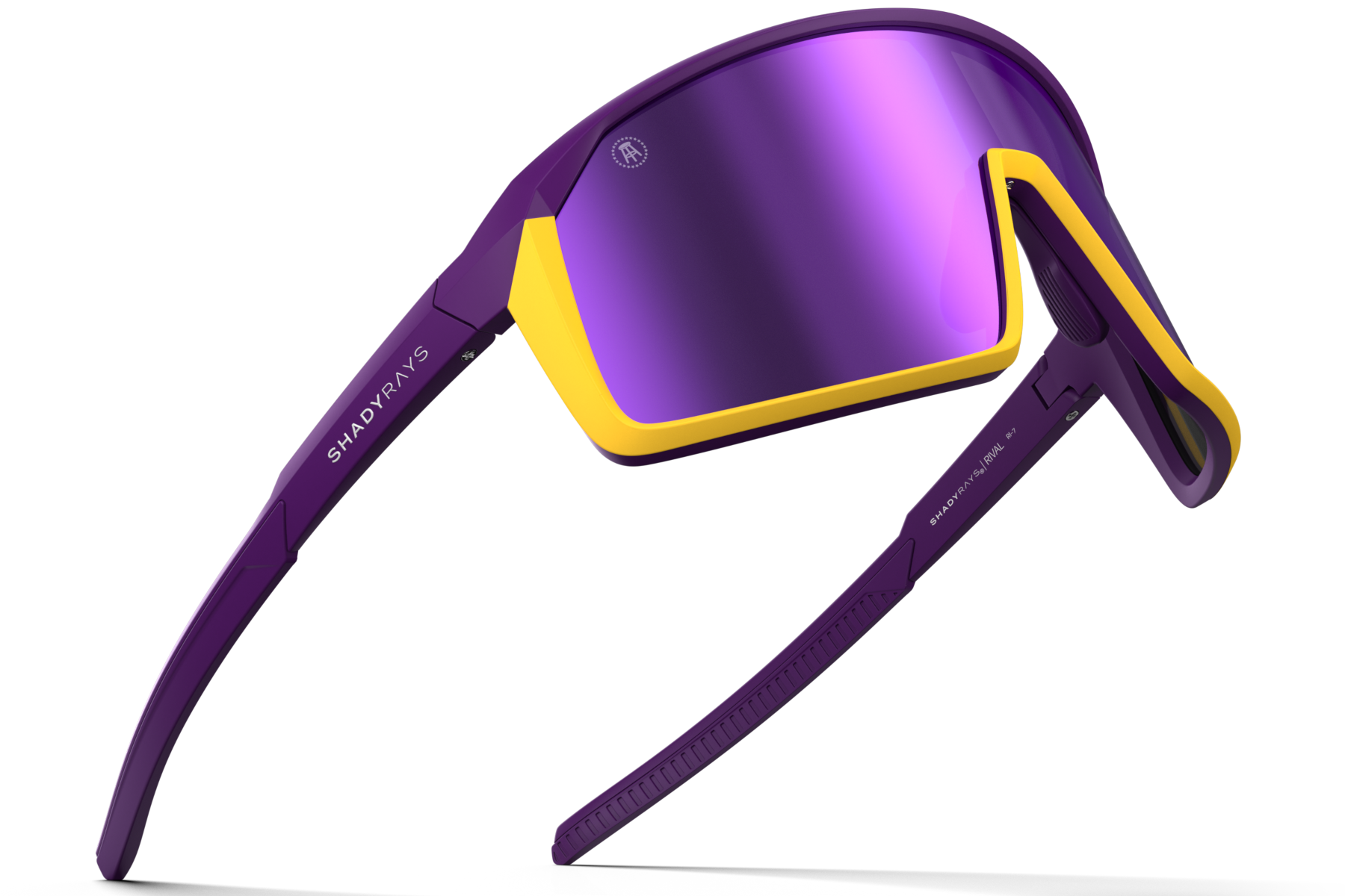 Polarized Rival Barstool - Purple & Yellow Design