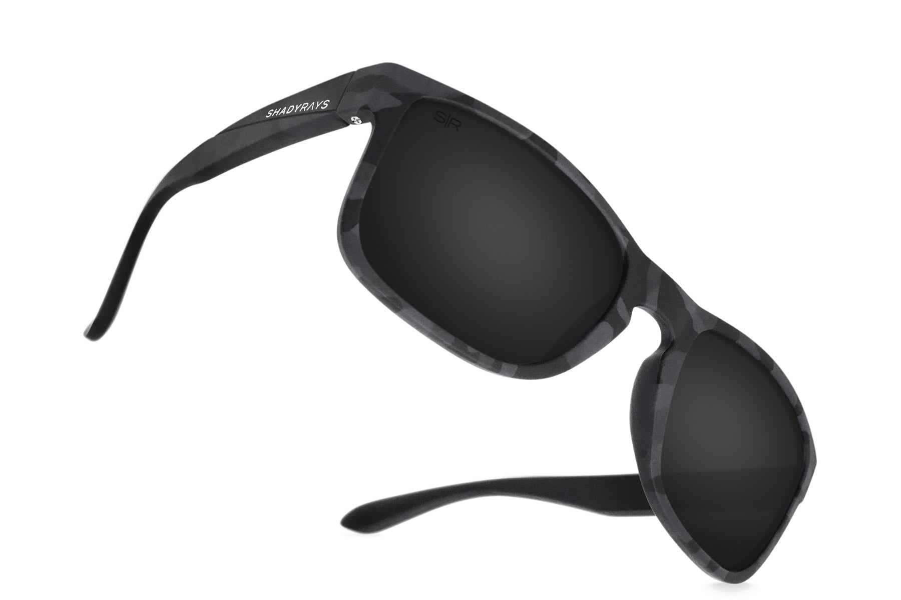 Titan Black Camo Polarized Sunglasses for Outdoor Sports