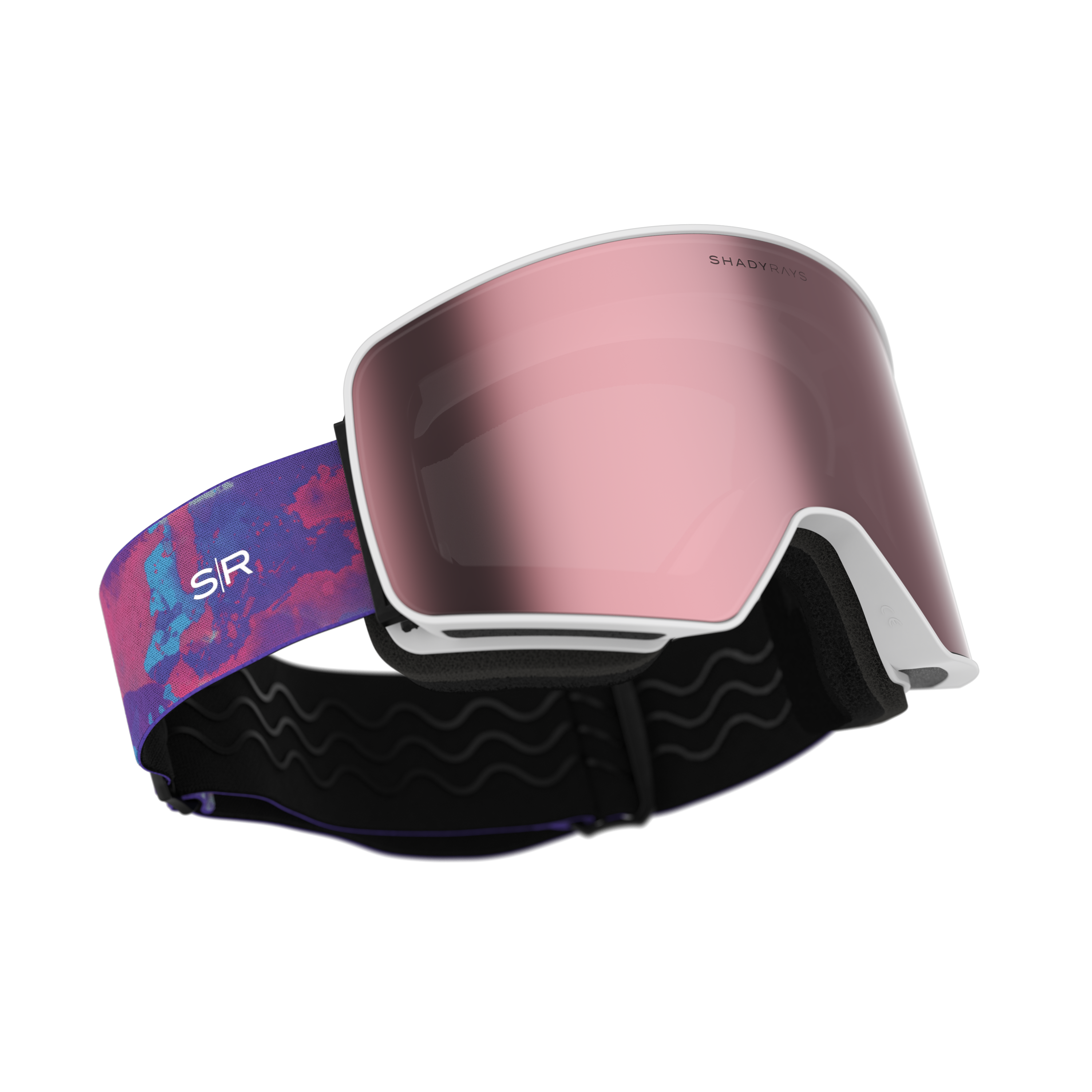 Powder Pink Snow Goggles for Winter Sports