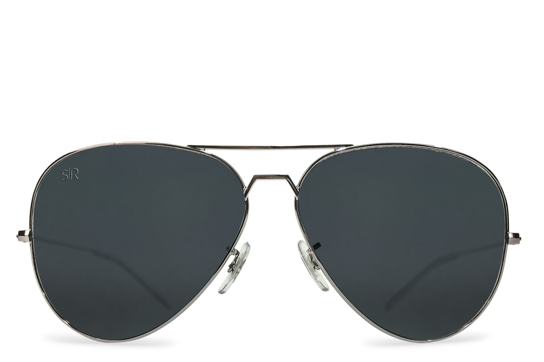 Blackout Polarized Aviator Sunglasses for Men & Women