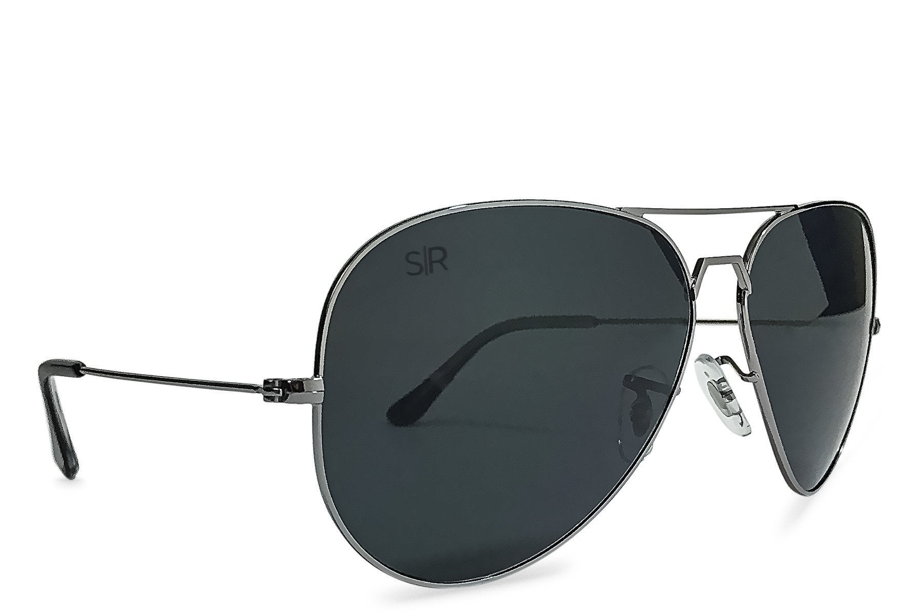 Blackout Polarized Aviator Sunglasses for Men & Women