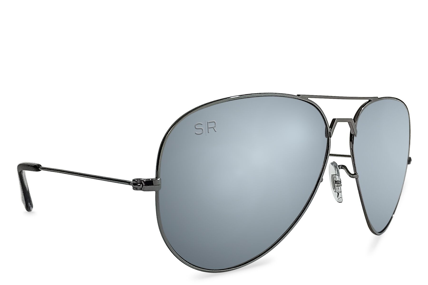 Slate Aviator Sunglasses for Men