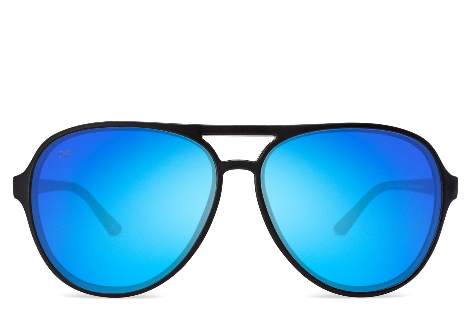 Polarized Aviator Sunglasses - Black Glacier