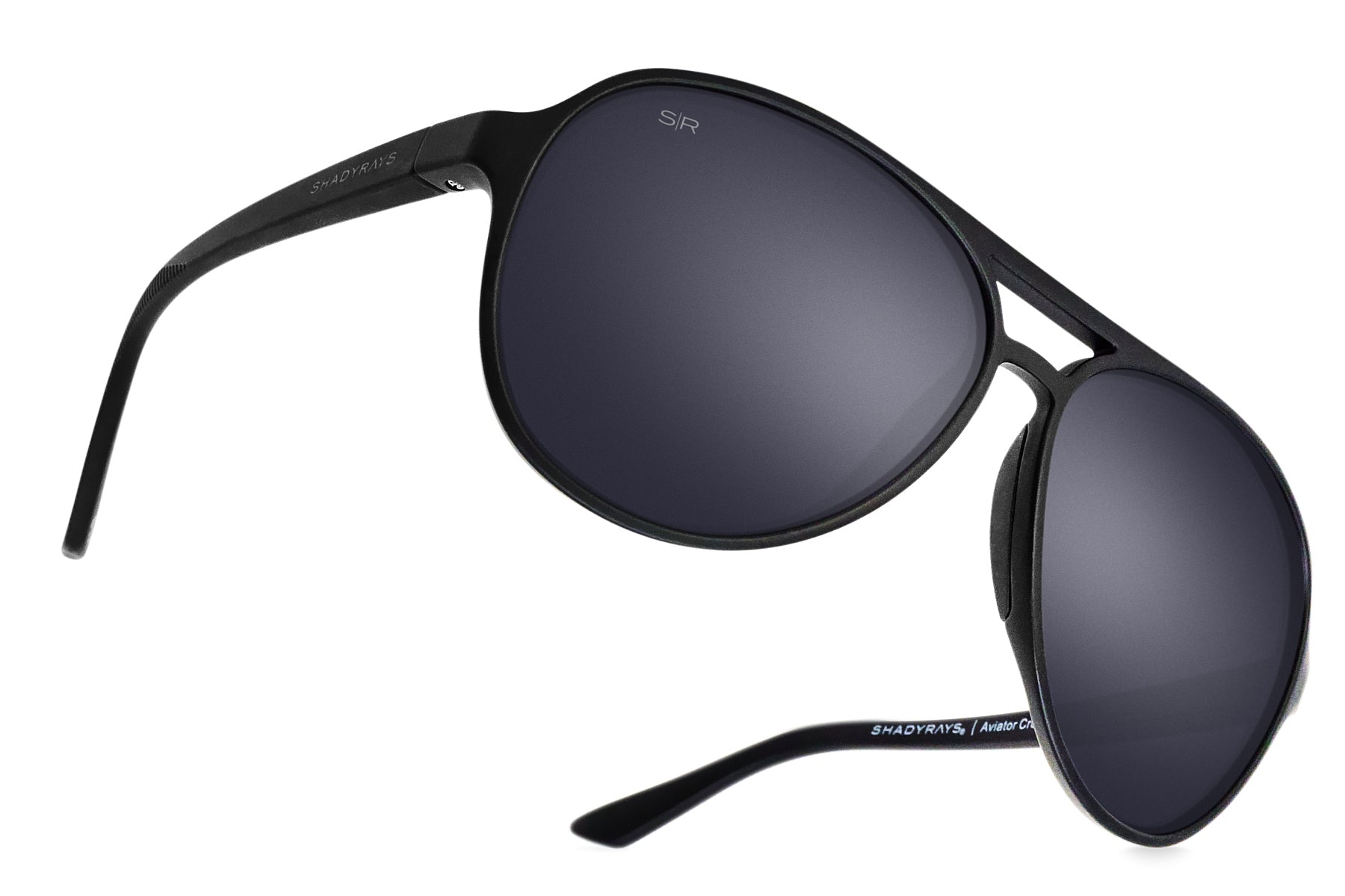 Blackout Polarized Aviator Sunglasses for Men