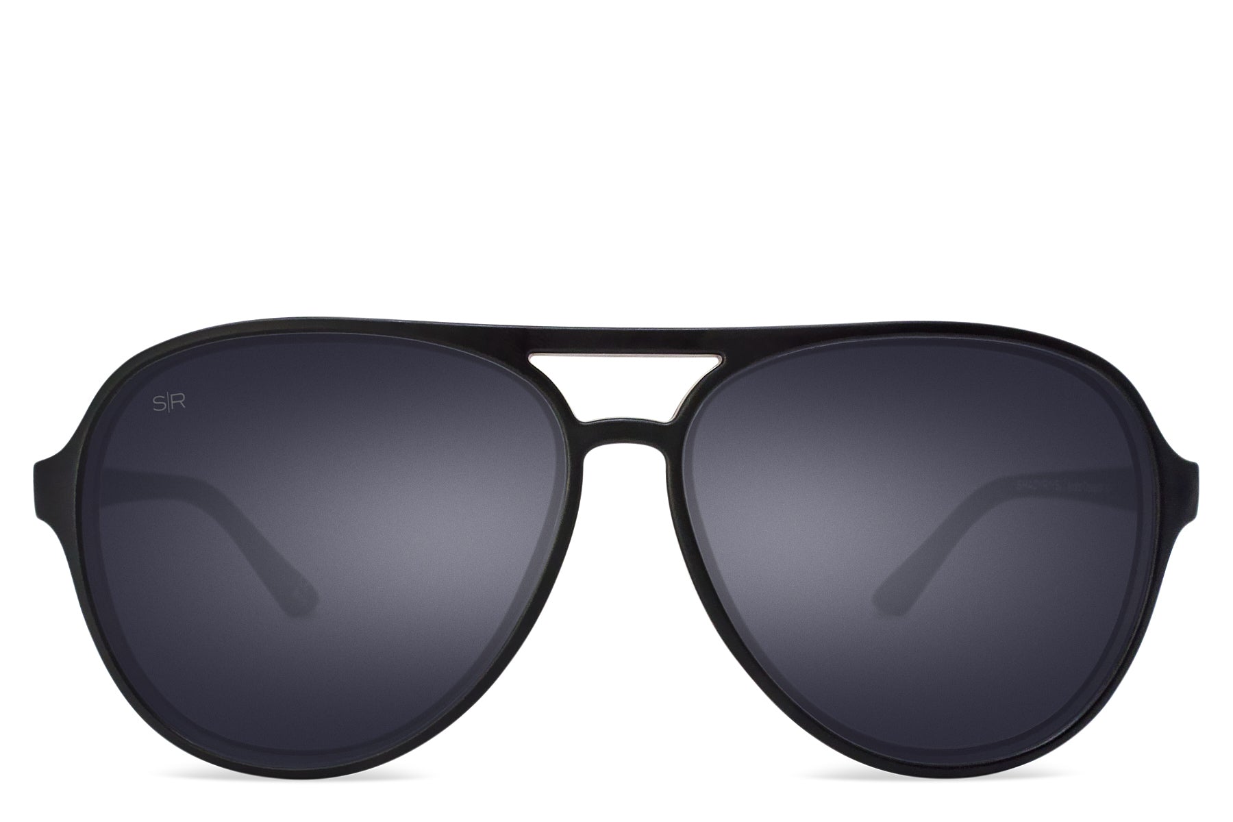 Blackout Polarized Aviator Sunglasses for Men