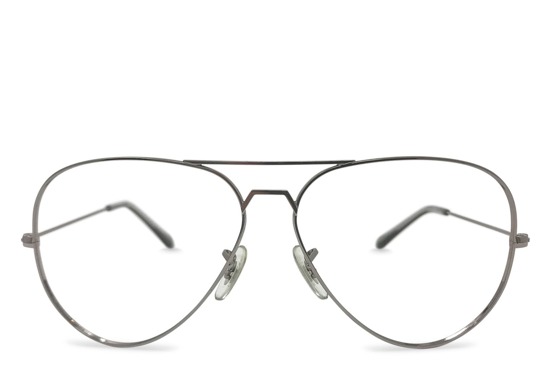 Gunmetal Aviator Sunglasses - Rx Ready M/L