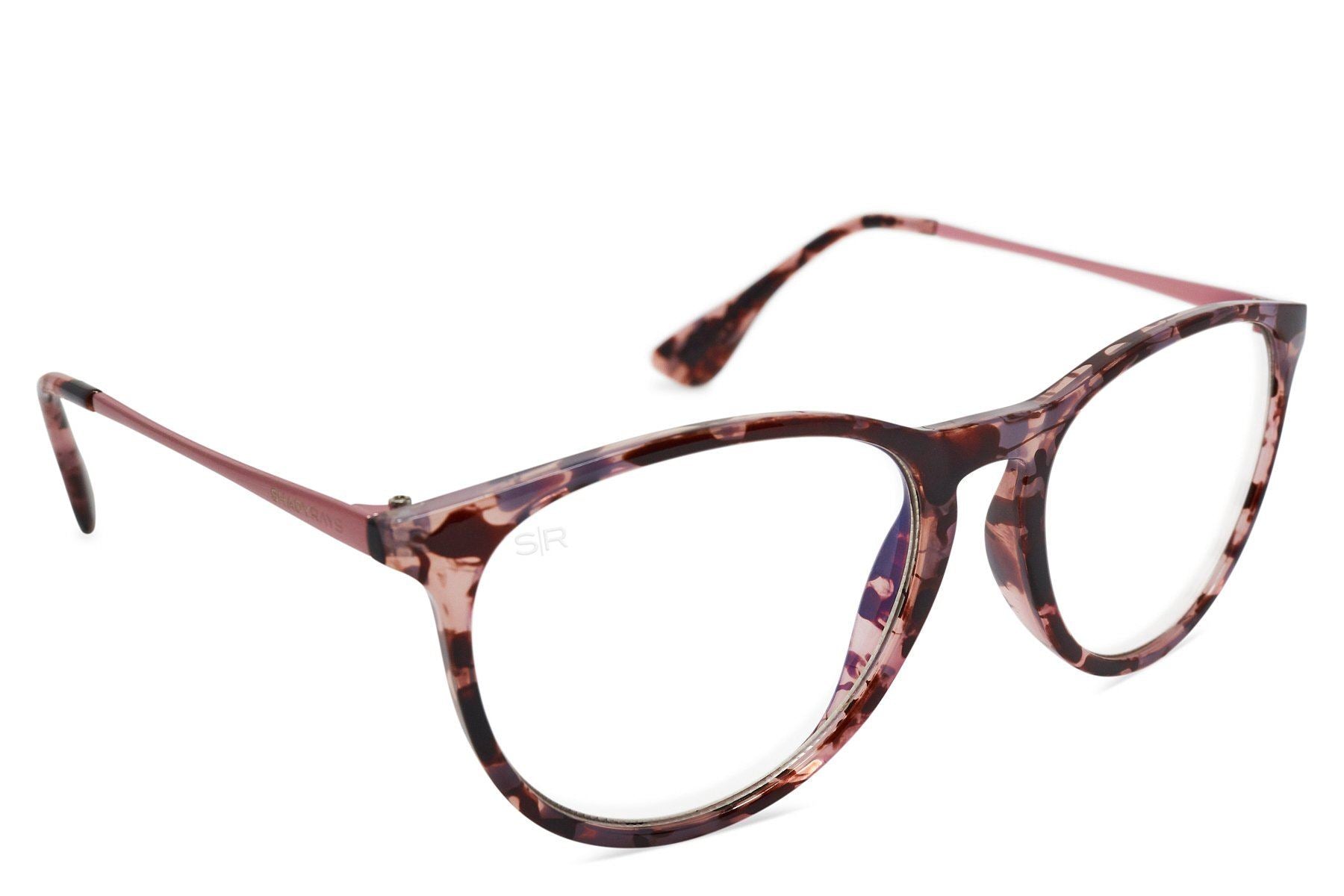 Pink Tortoise Blue Light Blocking Glasses