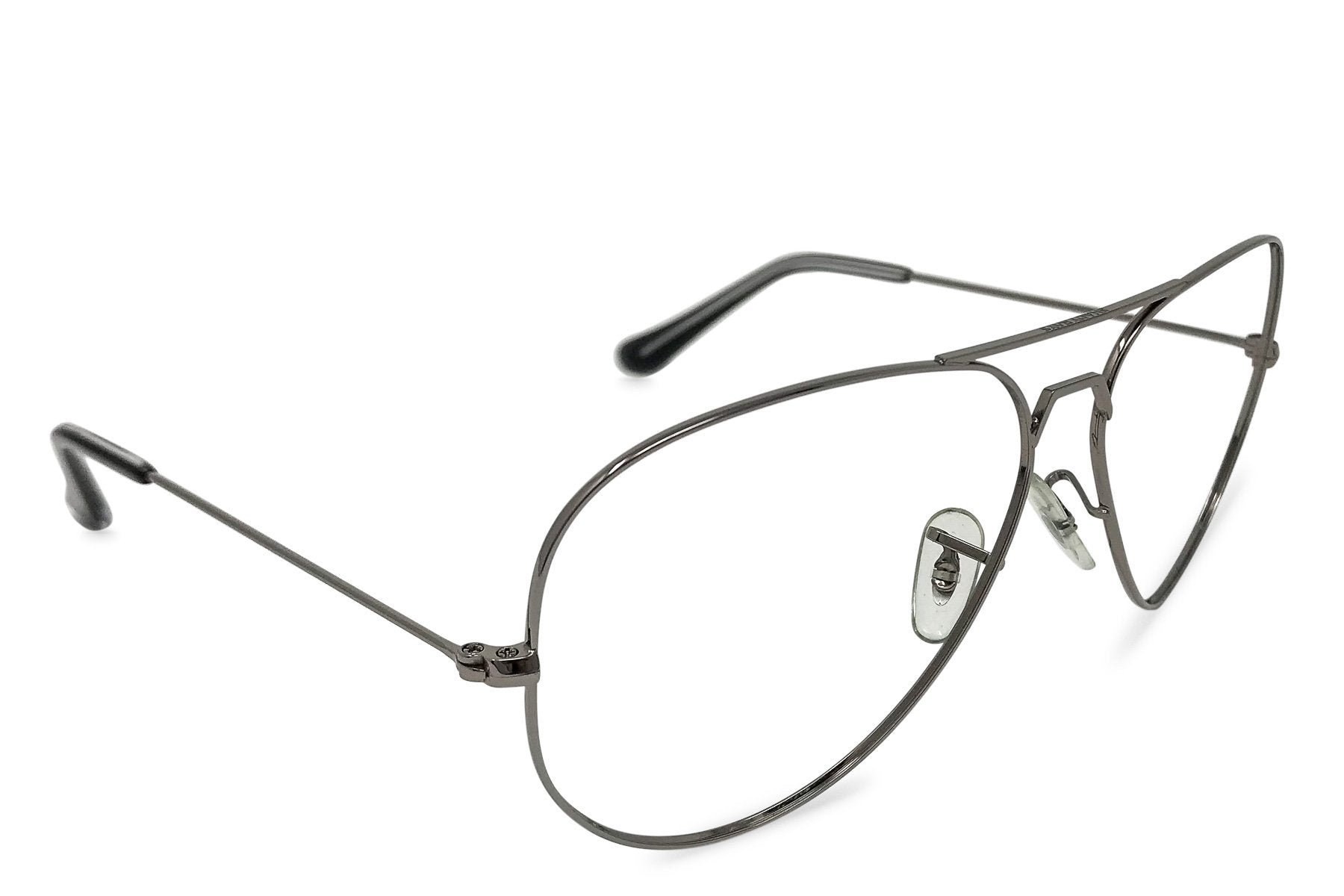 Gunmetal Aviator Blue Light Glasses