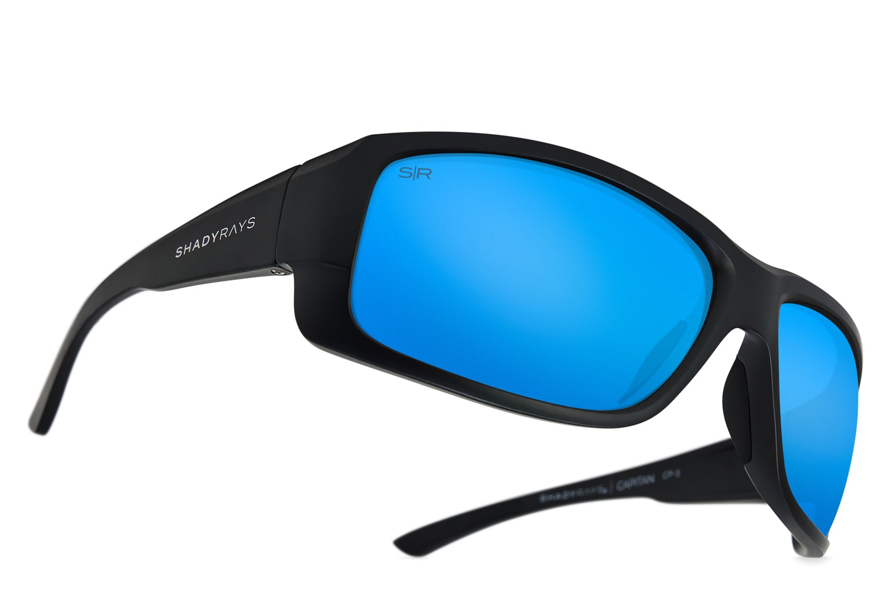 Capitan Polarized Black Ocean Sunglasses
