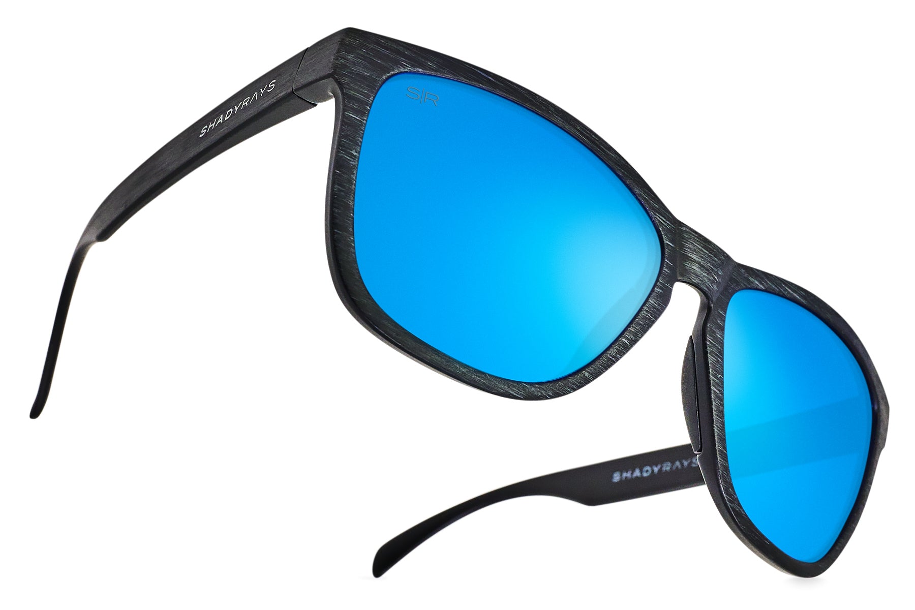 Black Ocean Timber Polarized Sunglasses by Cascade
