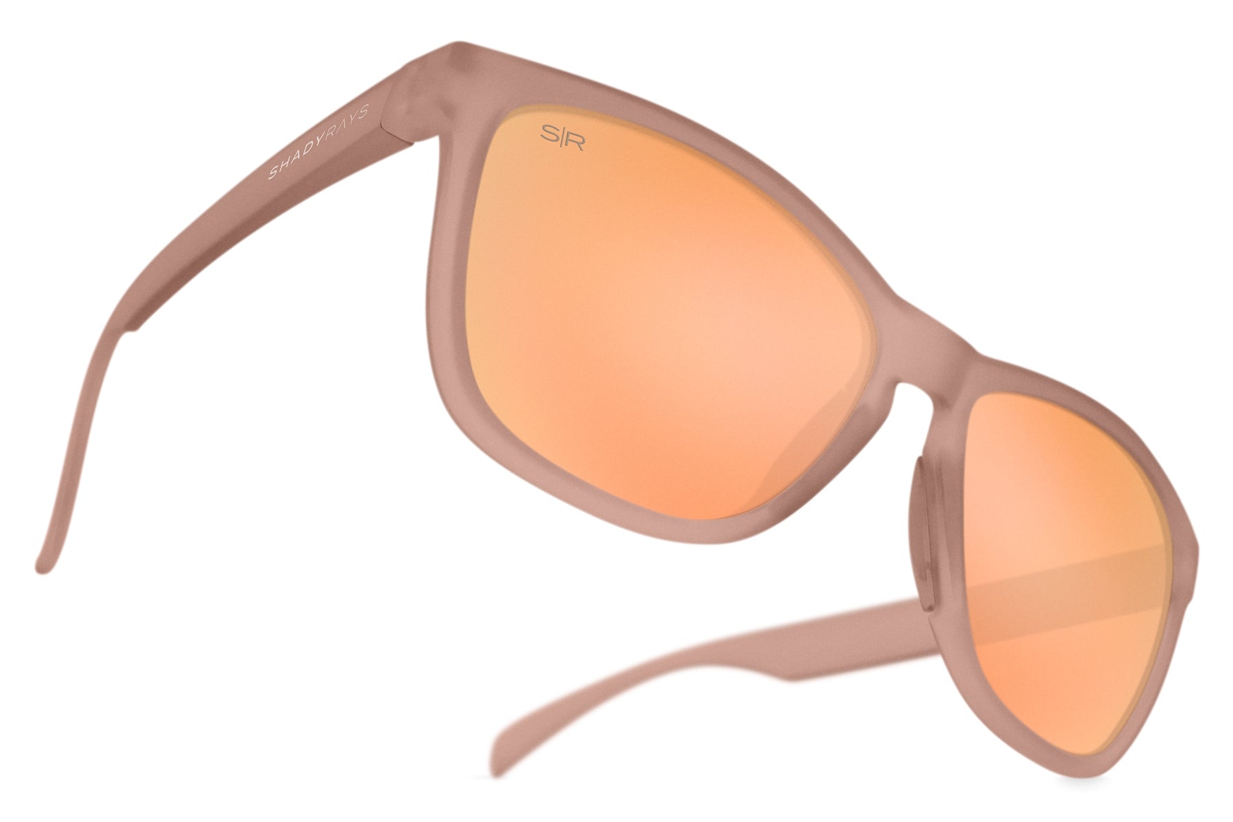 Peach Polarized Sunglasses by Cascade