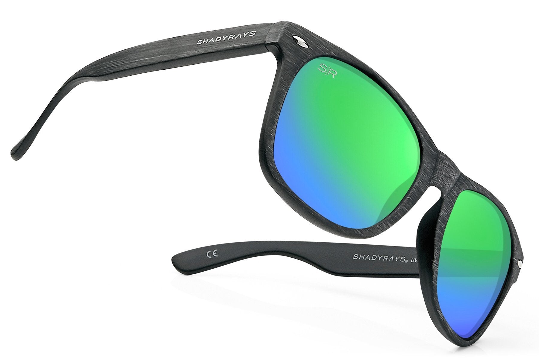 Polarized Black Emerald Sunglasses by Classic Timber