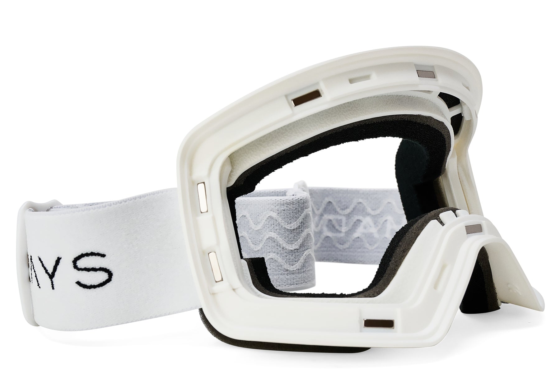 White Magnetic Snow Goggles – Interchangeable Lens Ready