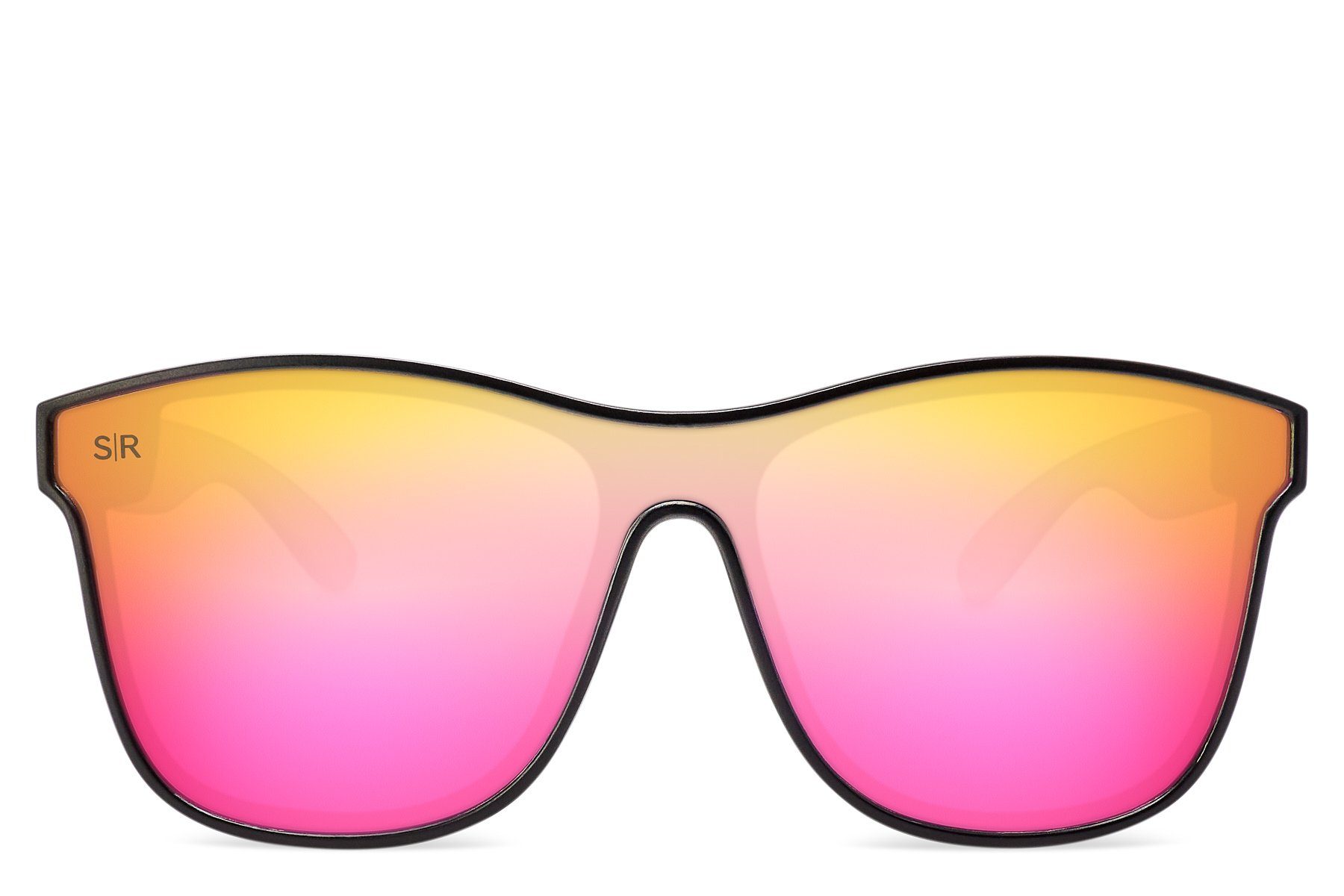 Black Polarized HighRise Sunglasses for Outdoor