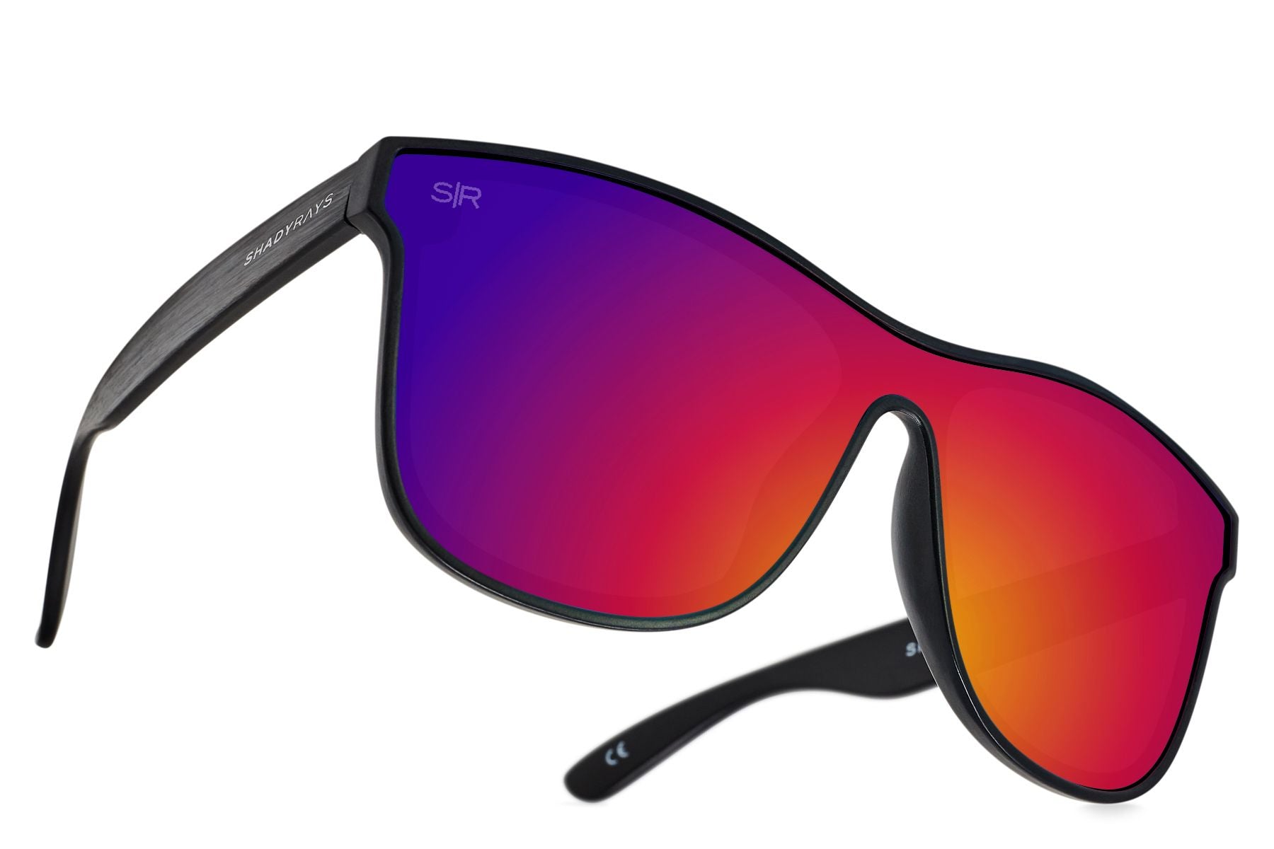Black Mirage Polarized Timber Sunglasses