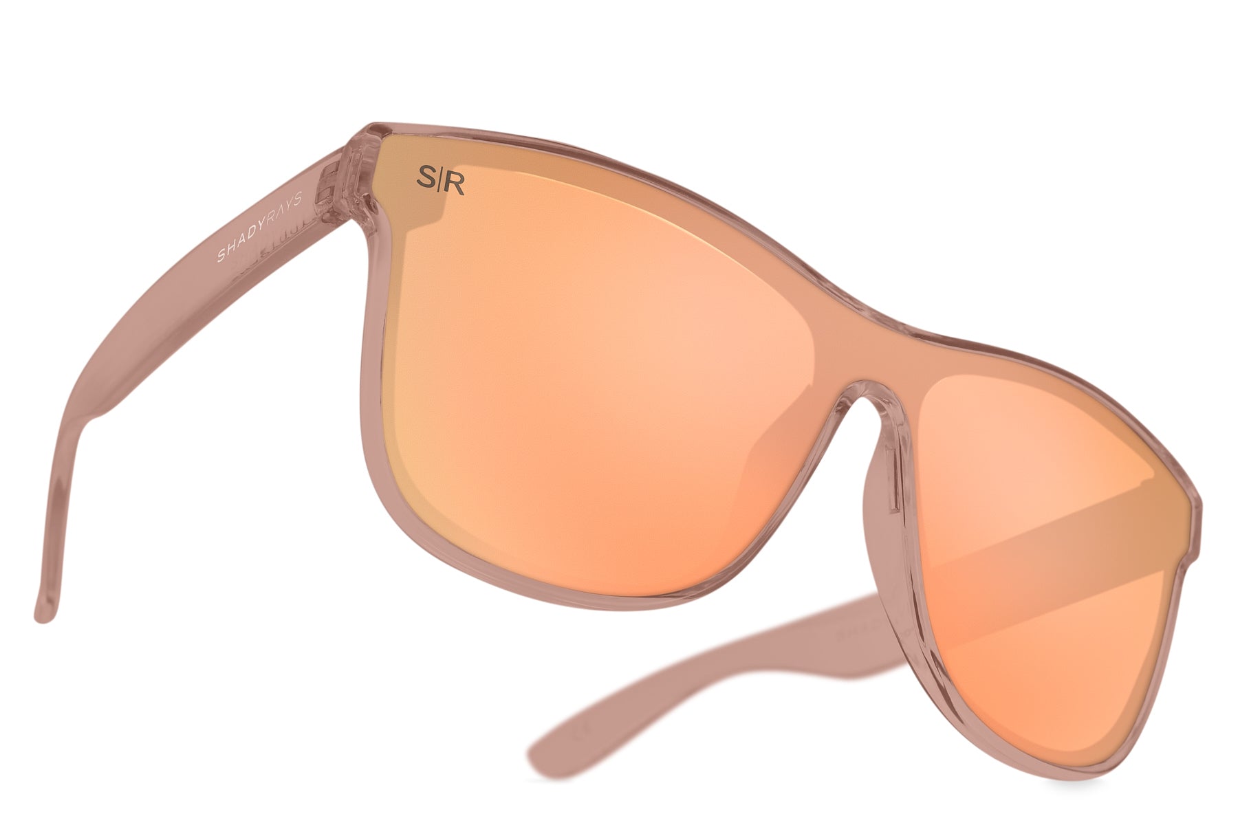 Peach Polarized HighRise Sunglasses