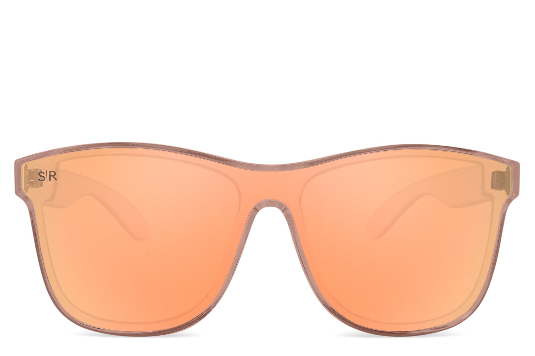 Peach Polarized HighRise Sunglasses