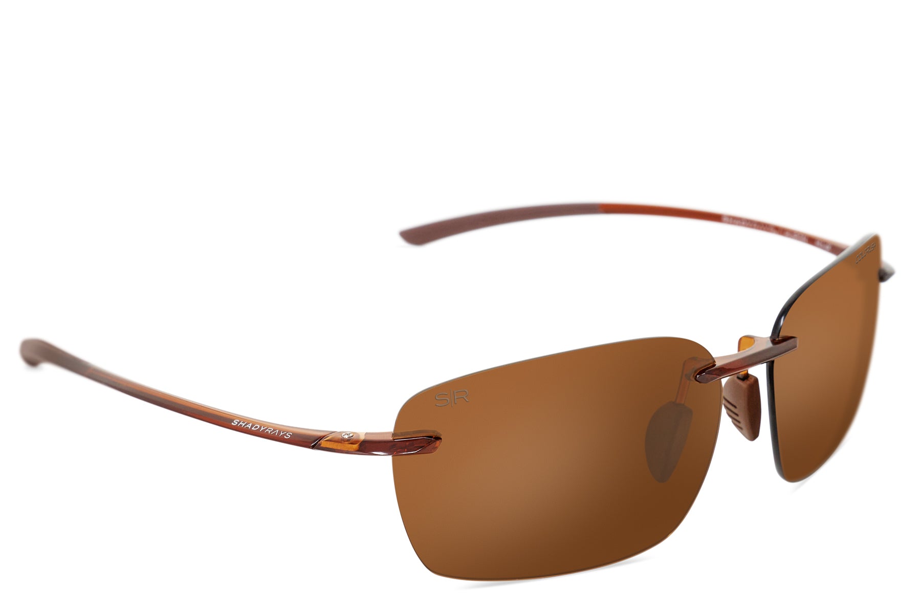 Amber Polarized Matte Sunglasses by Huron