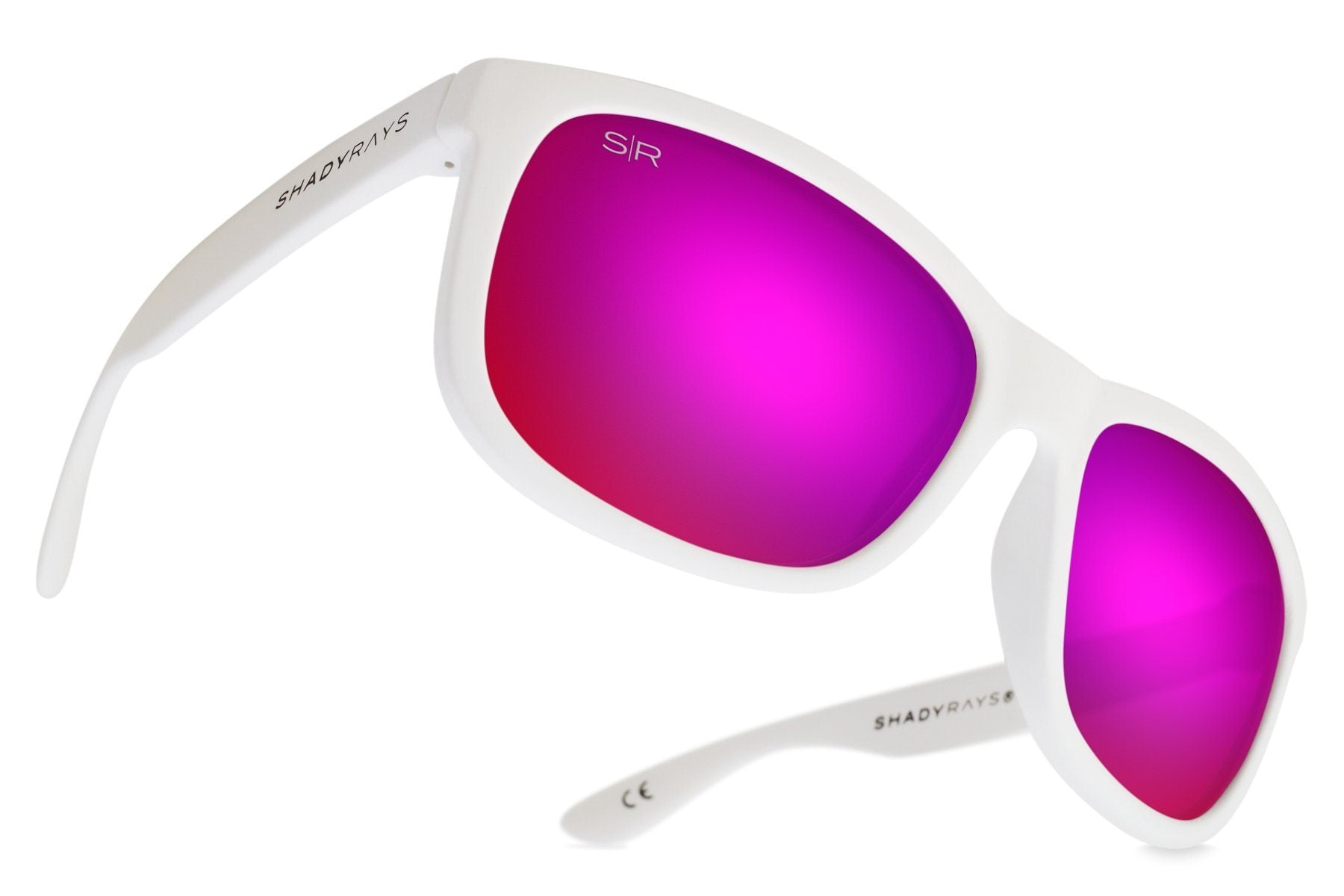 Polarized Kids' Sunglasses - White & Purple