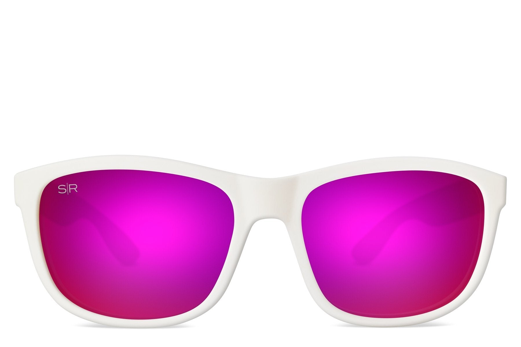 Polarized Kids' Sunglasses - White & Purple