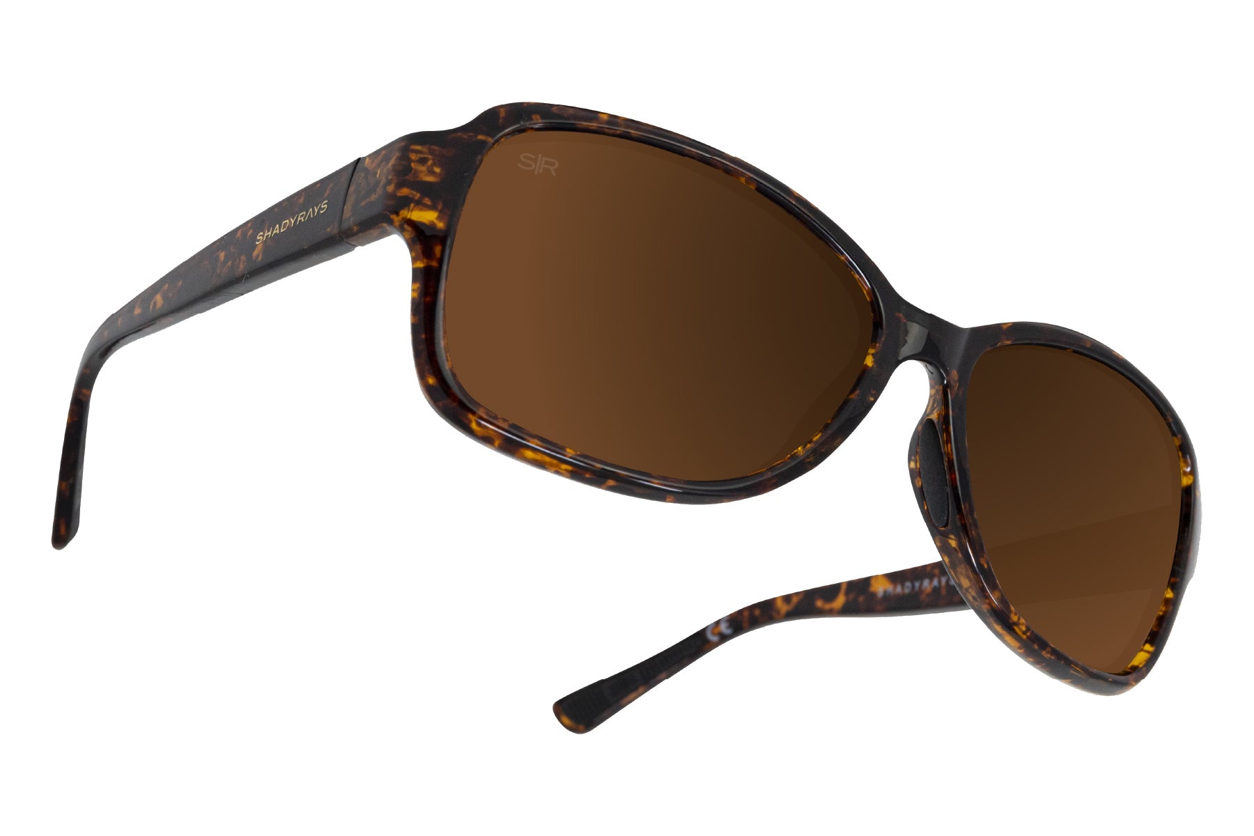 Amber Tortoise Polarized Sunglasses by Magnolia