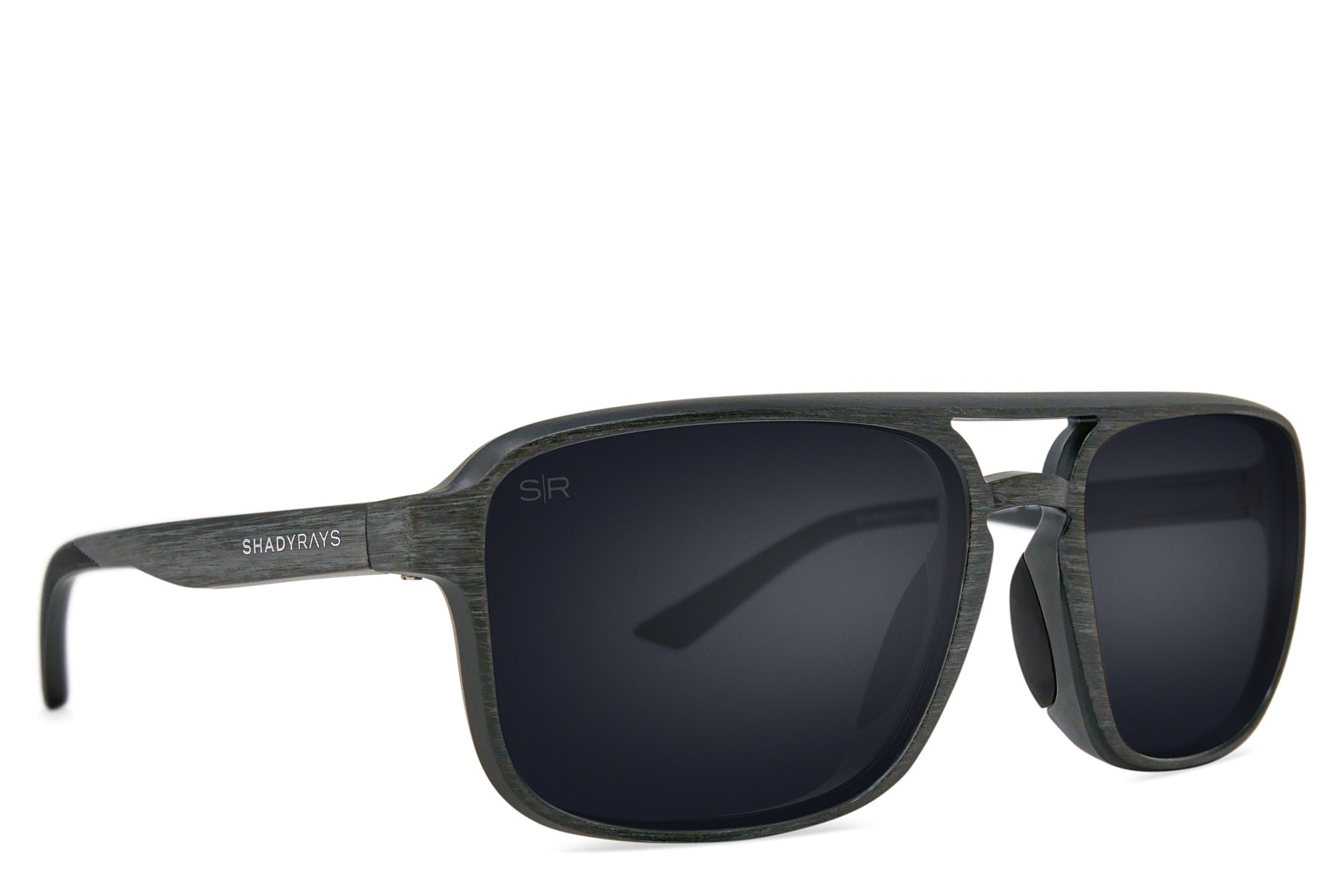Polarized Timber Black Crossover Sunglasses