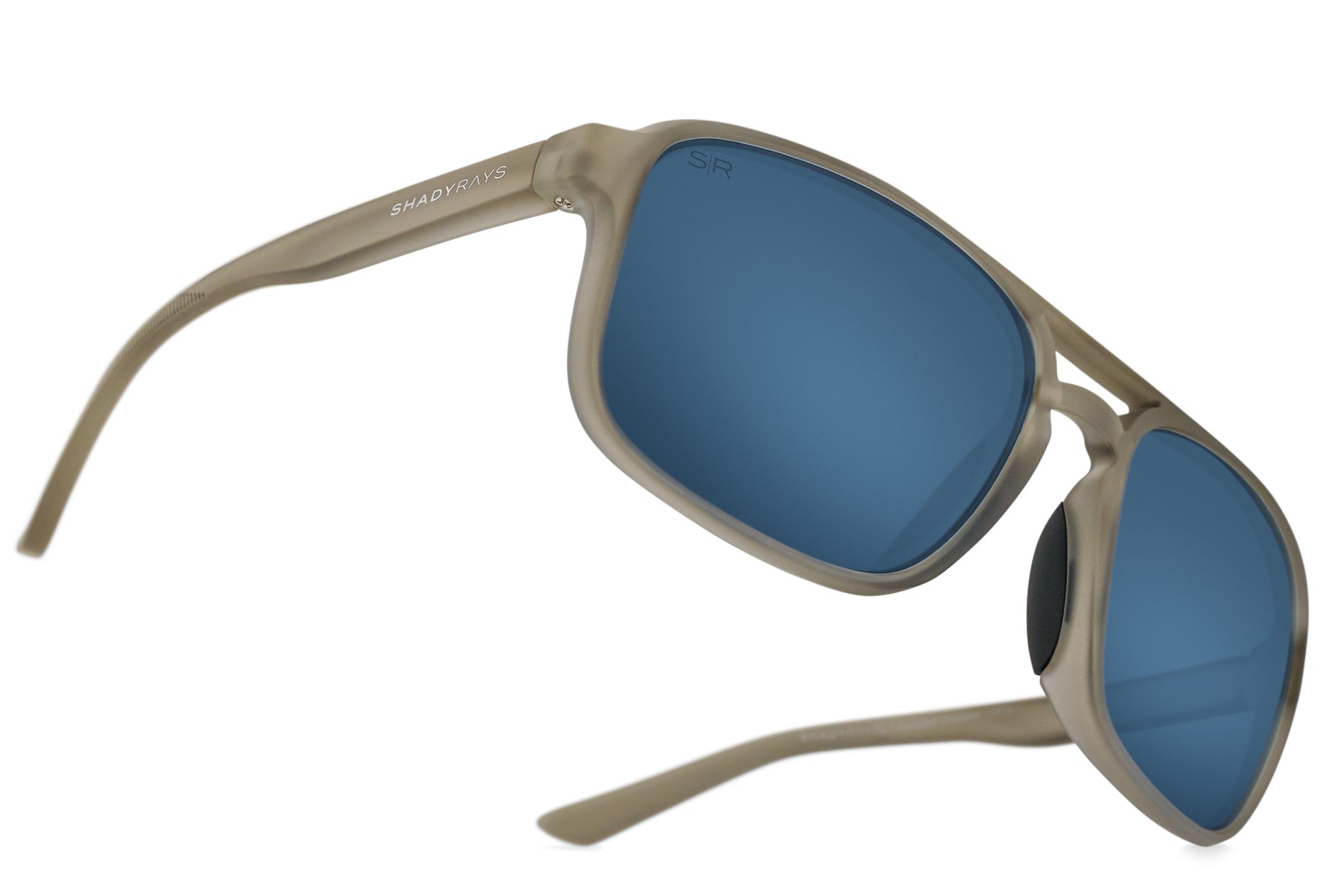 Polarized Navigator Crossover Sunglasses - Navy Smoke