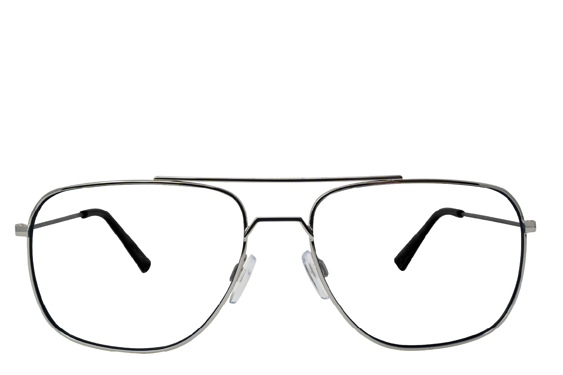Silver Navigator Rx Glasses for Clear Vision