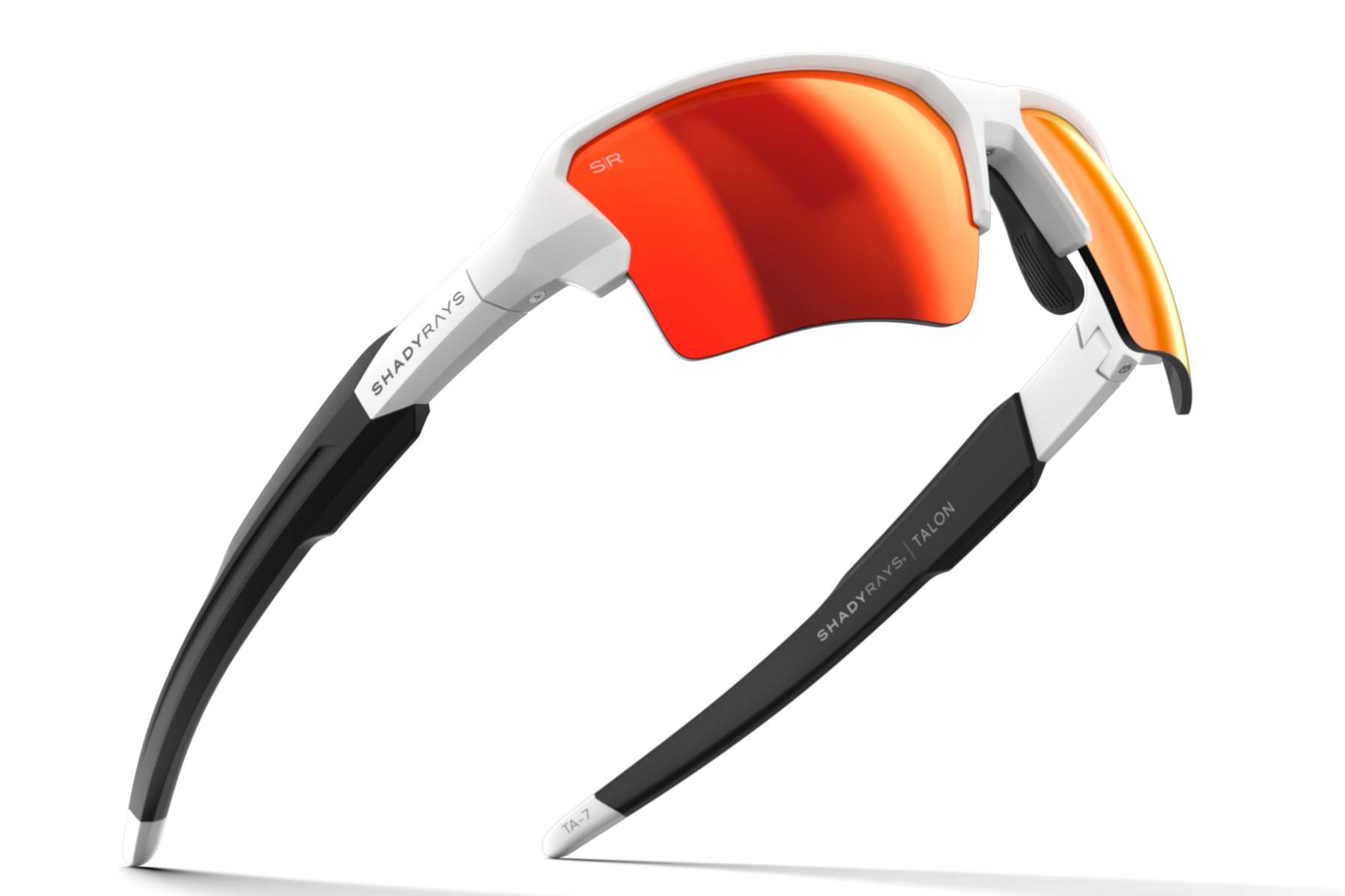 White Infrared Polarized Talon Sunglasses