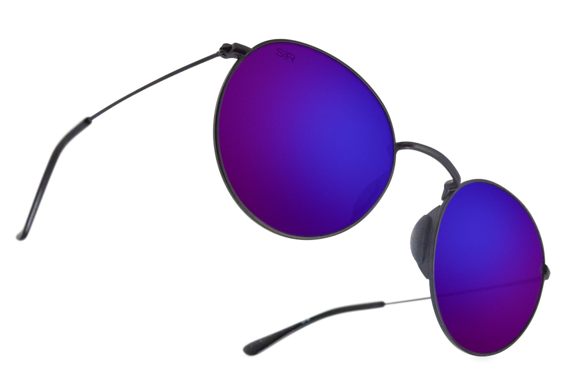 Polarized Purple Tangle-Free Sunglasses