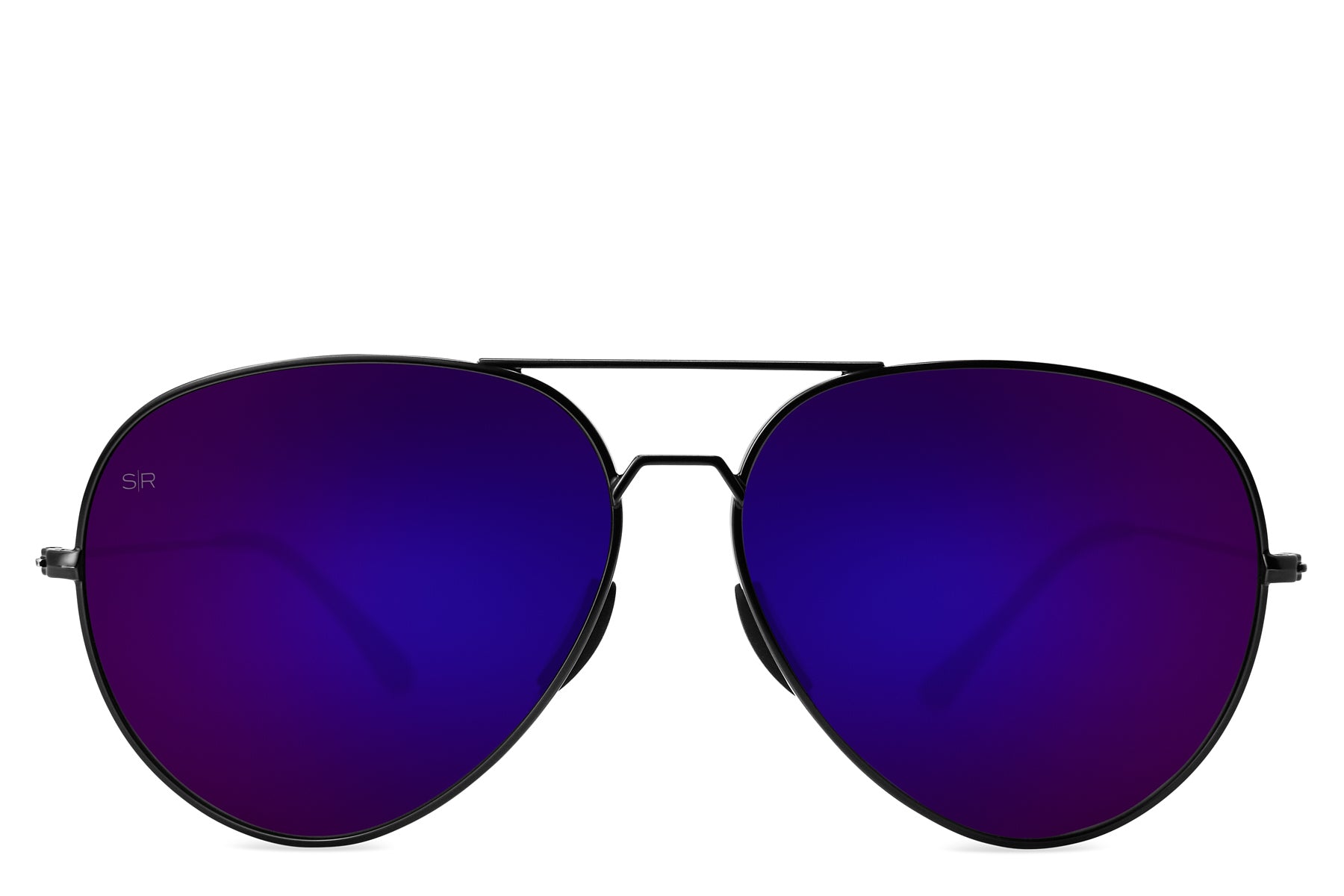 Purple Polarized Aviator Sunglasses – Tangle-Free