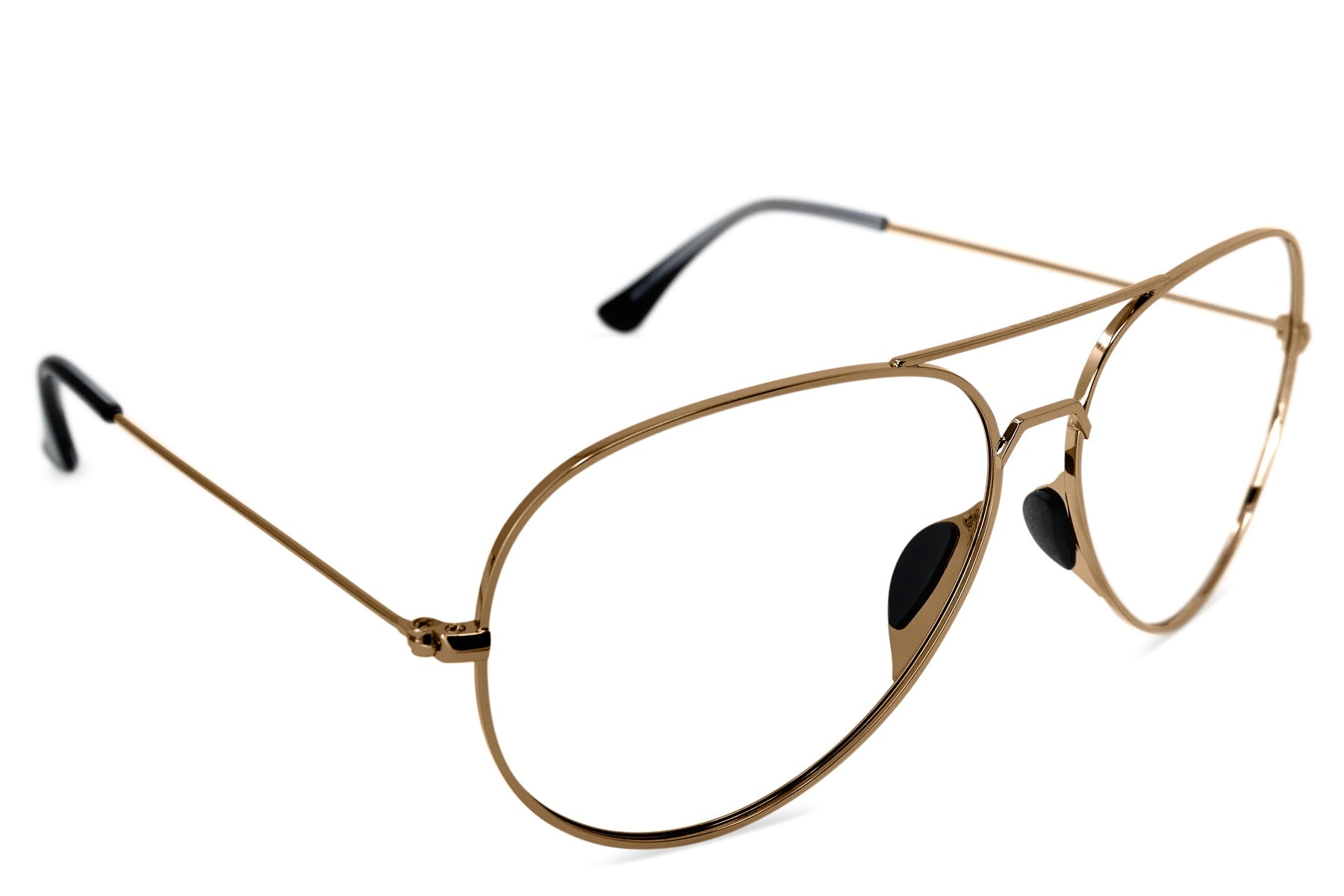 Gold Aviator Small Rx Glasses - Tangle-Free