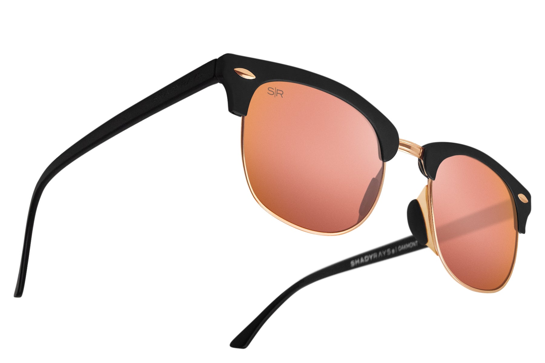 Oakmont Rose Gold Polarized Sunglasses – Tangle-Free