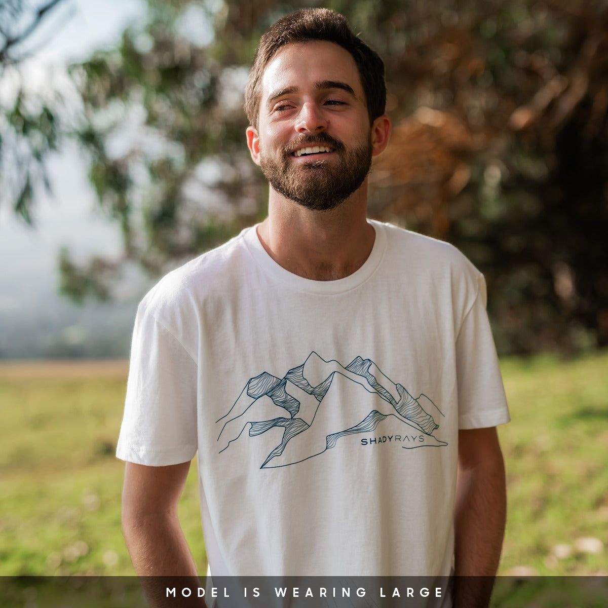 White Mountain Graphic Tee for Casual Wear